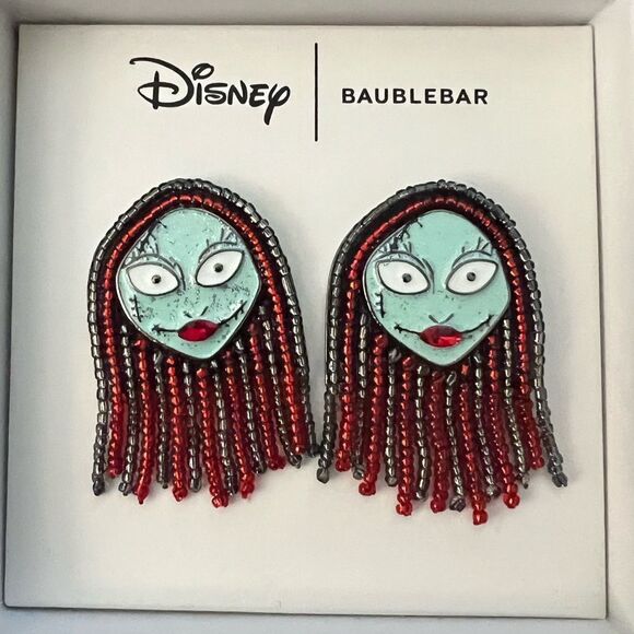 Disney x Baublebar Time Burtons The Nightmare Before Christmas Earrings. - Picture 1 of 4